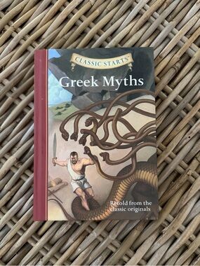 Classic Starts Greek Myths For Kids Hardcover Book - new